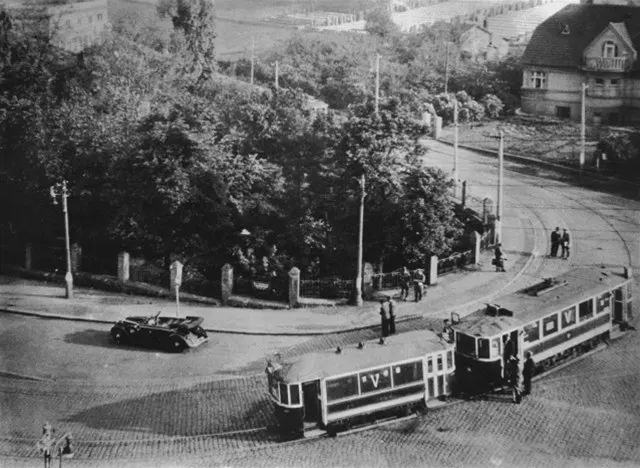 Absprungstelle der Fallschirmjäger Gabčík und Kubiš