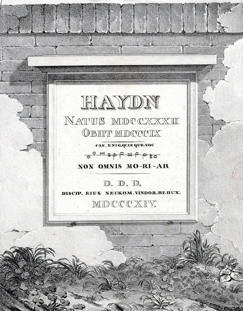 Grabstein Joseph Haydn