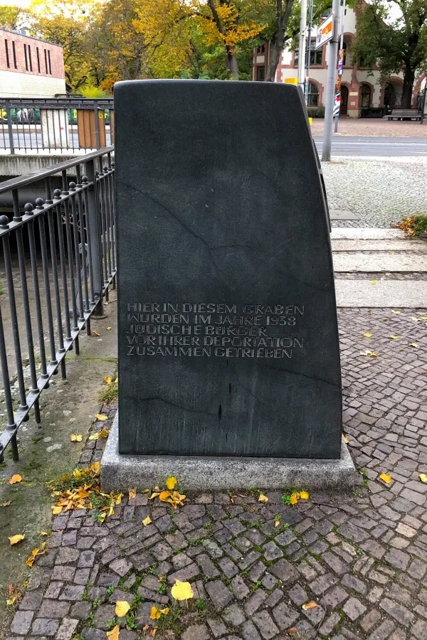 Denkmal für jüdische Bürger in Leipzig