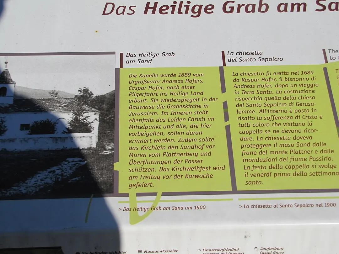 Heilige Grab am Sand
