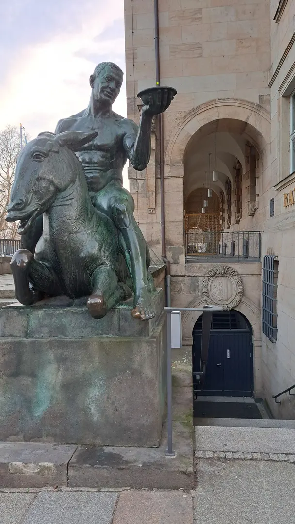 Dionysos auf einem Esel
