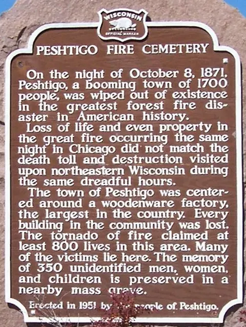 Peshtigo Fire Cemetery