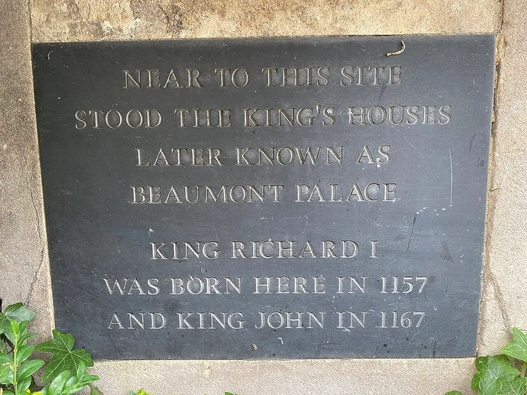Birthplace of Richard I and John