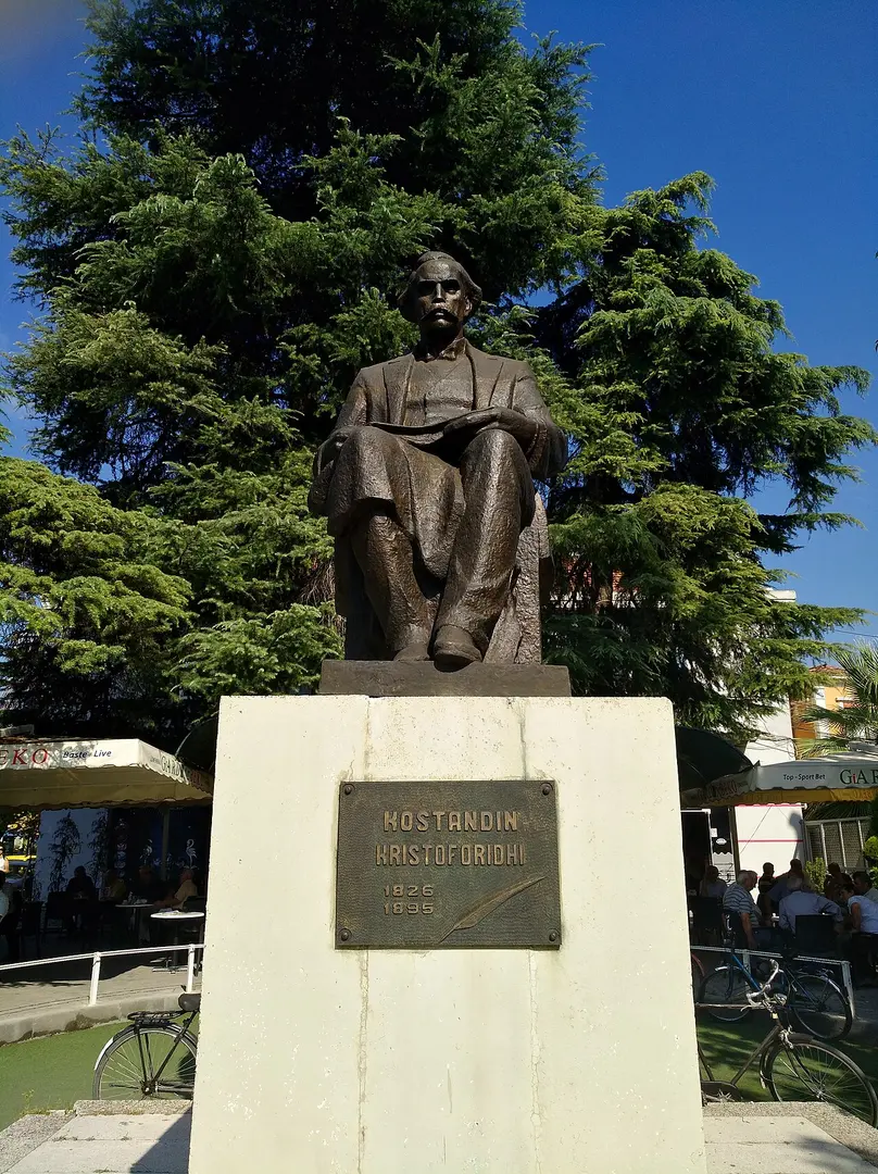 Konstandin Kristoforidi statue