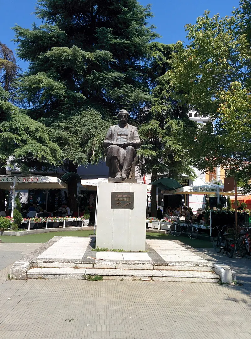 Konstandin Kristoforidi statue