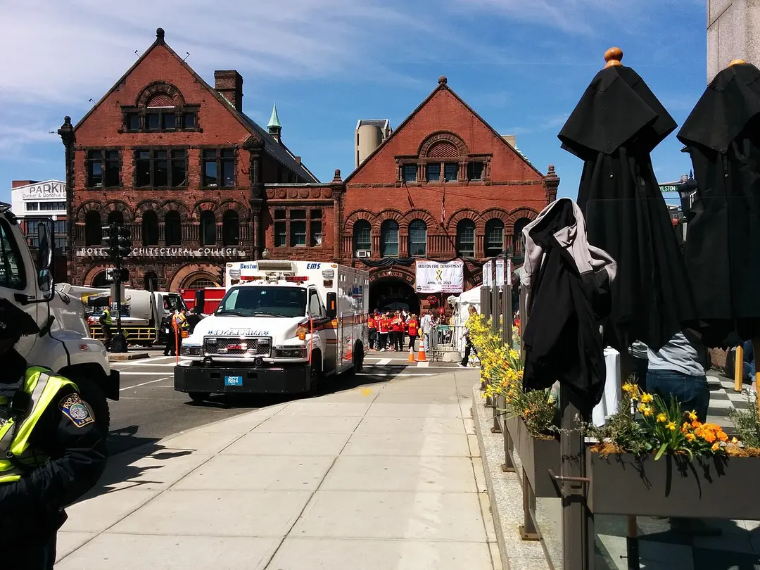 Boston Marathon Starting Line