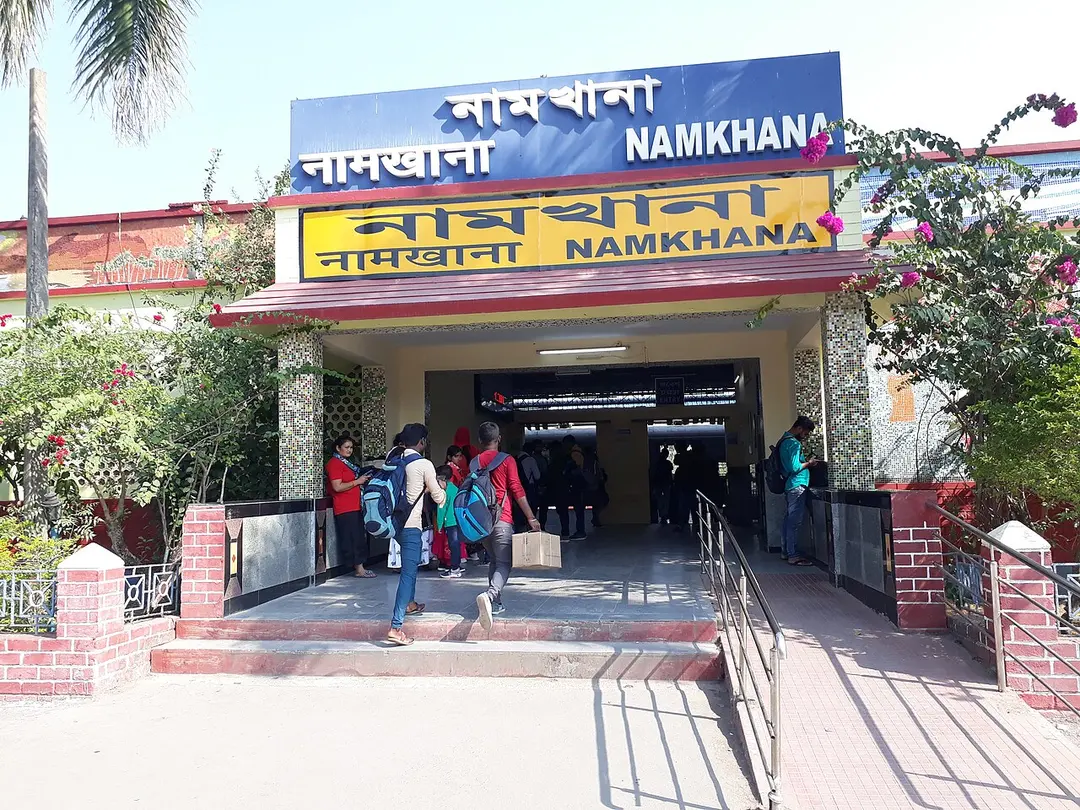 Namkhana Bahnhof