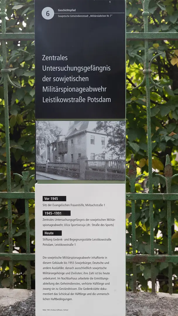 Gedenk- und Begegnungsstätte Leistikowstraße Potsdam