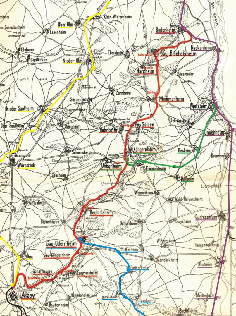 Bahnstrecke Alzey-Mainz