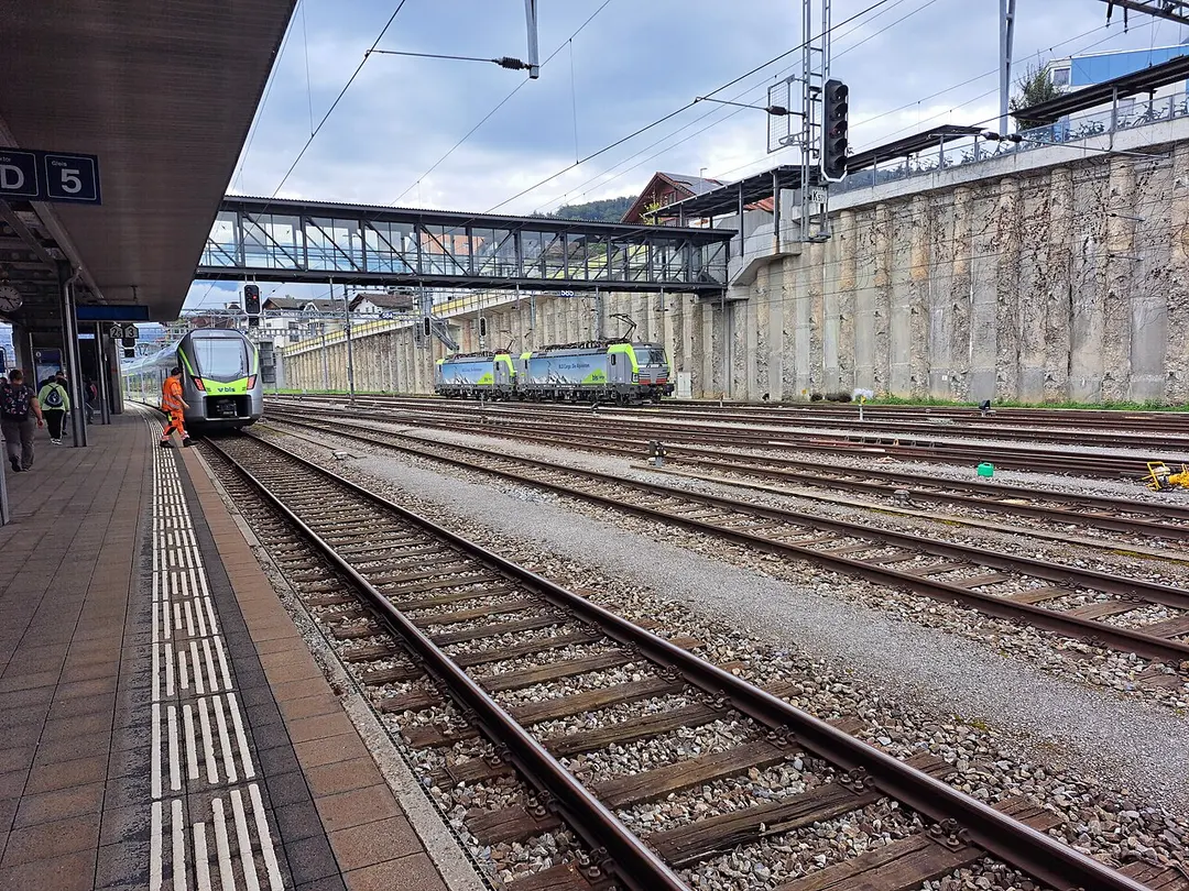 Spiez railway station