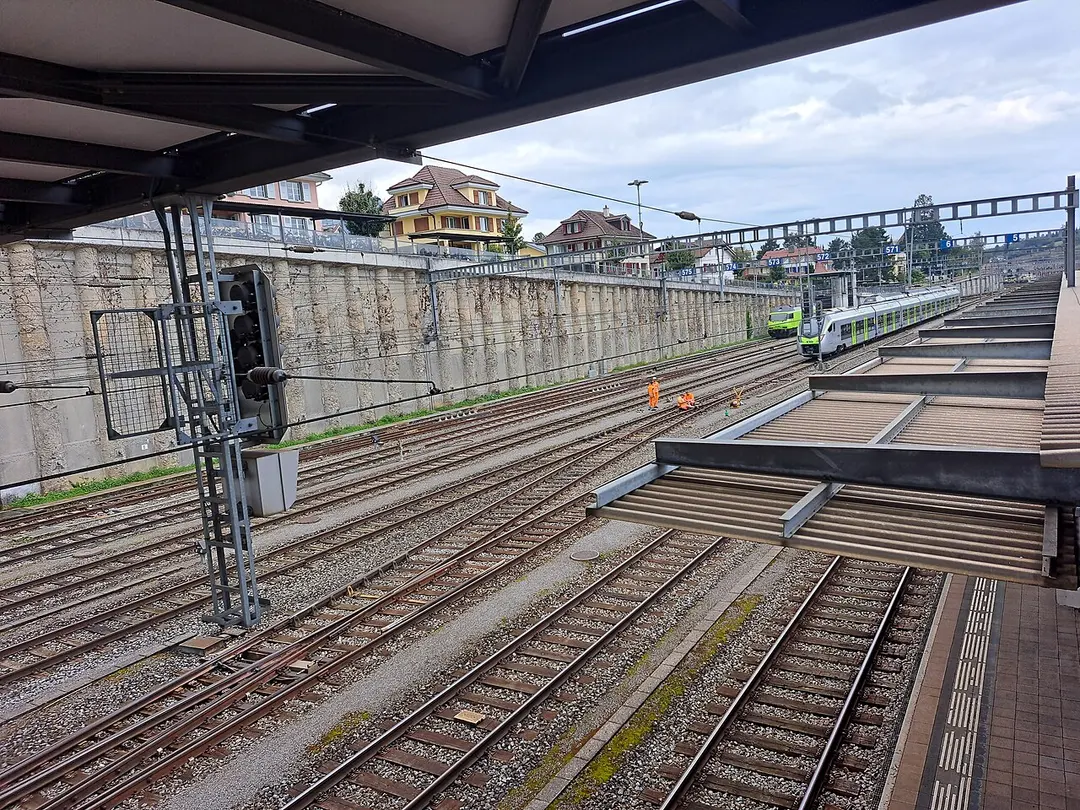 Spiez railway station