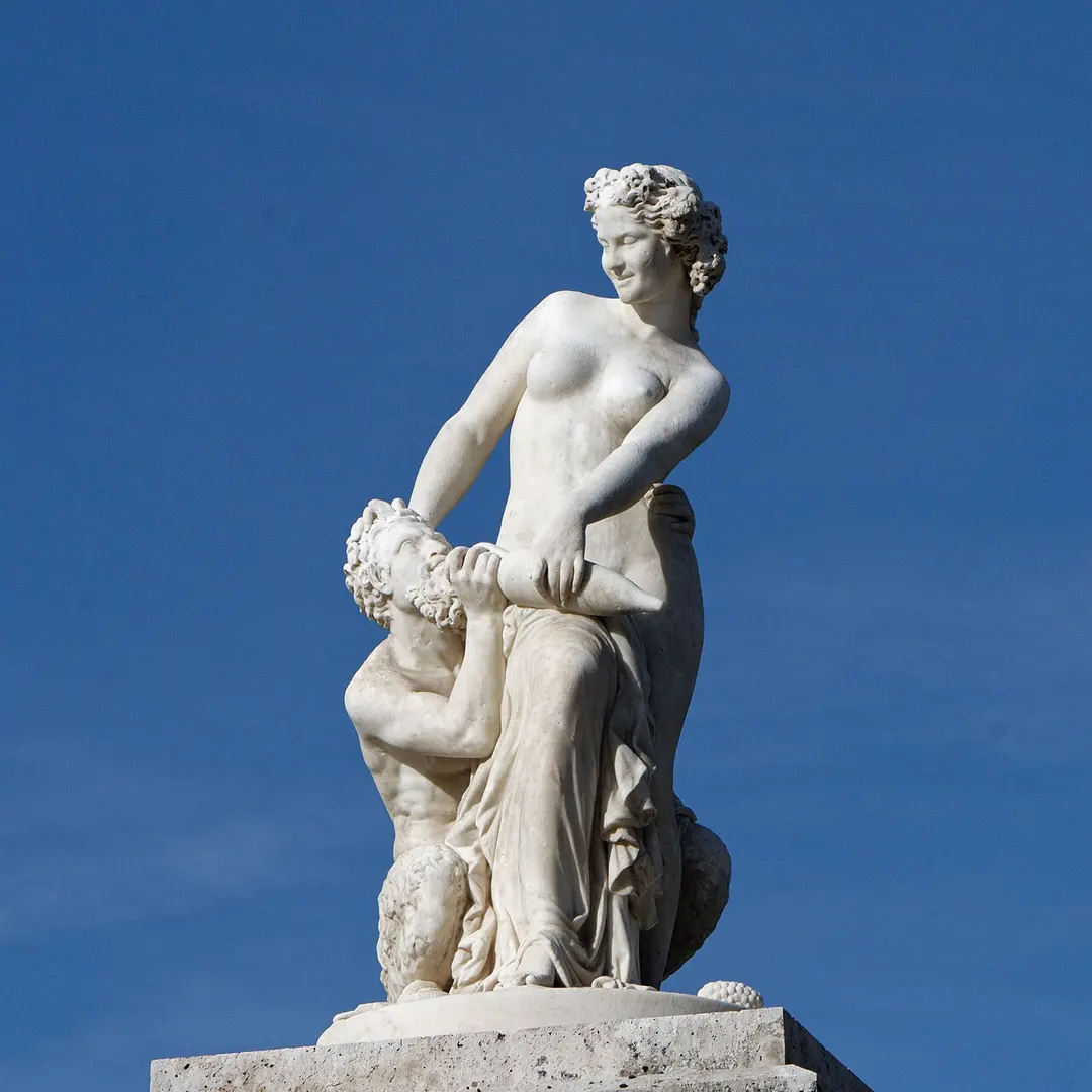 Bacchante et Satyre
