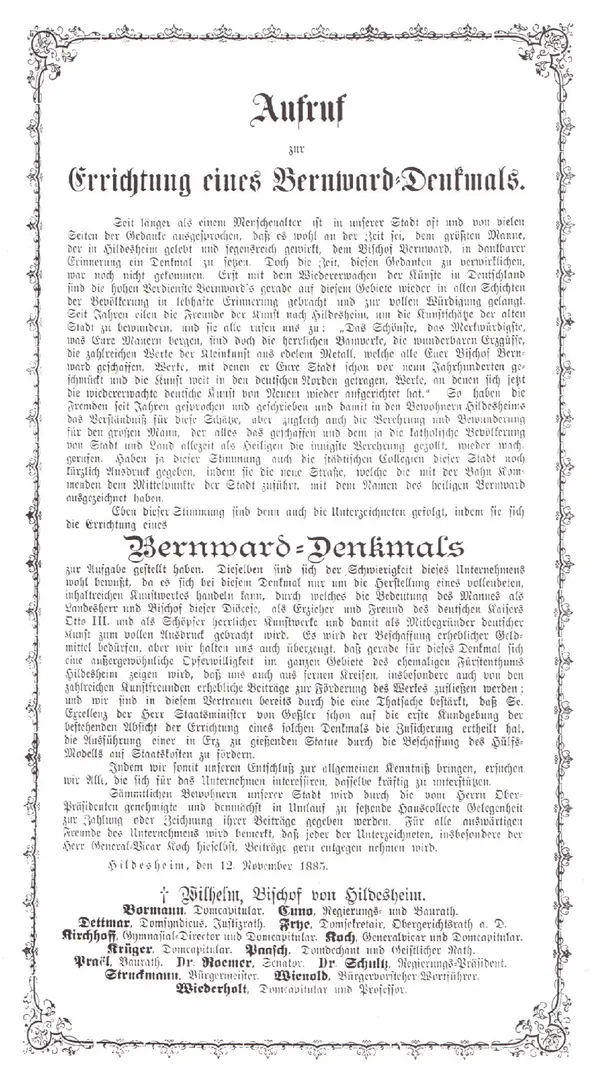 Bernwardsdenkmal
