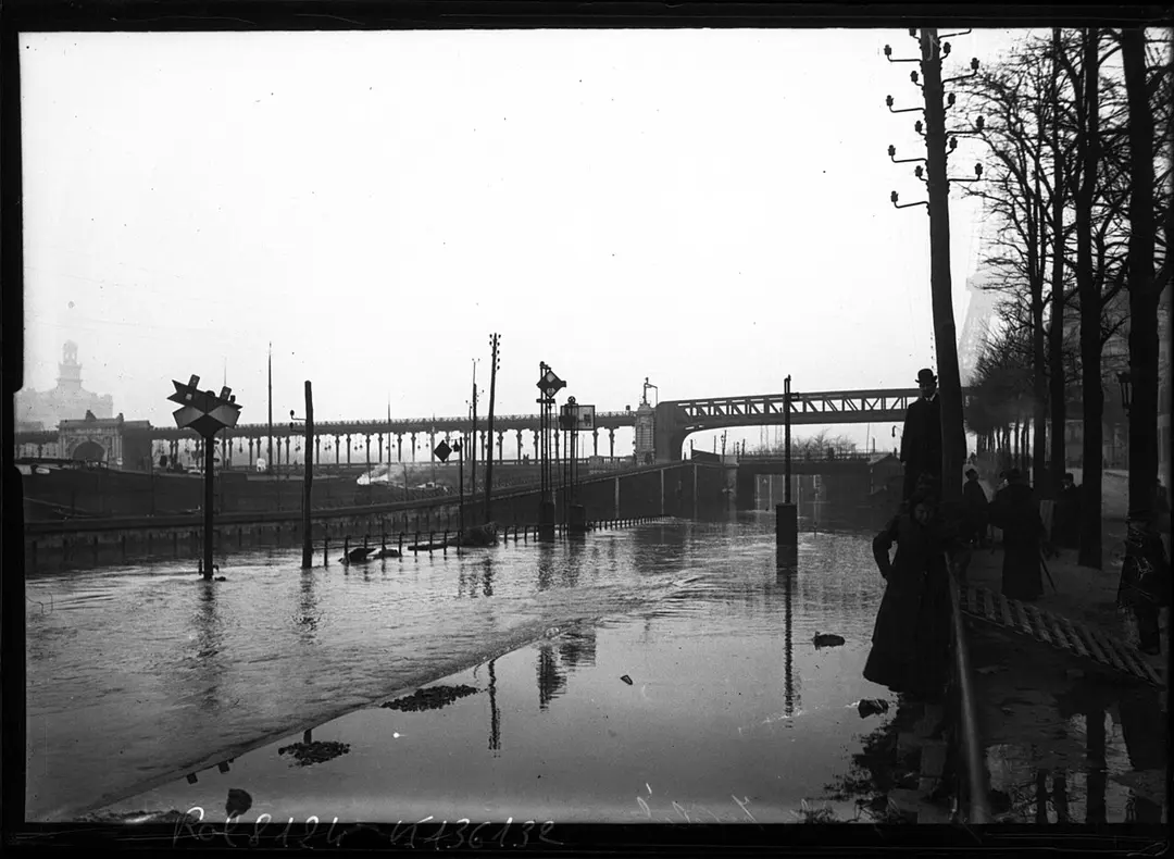 Niveau de la crue de 1910
