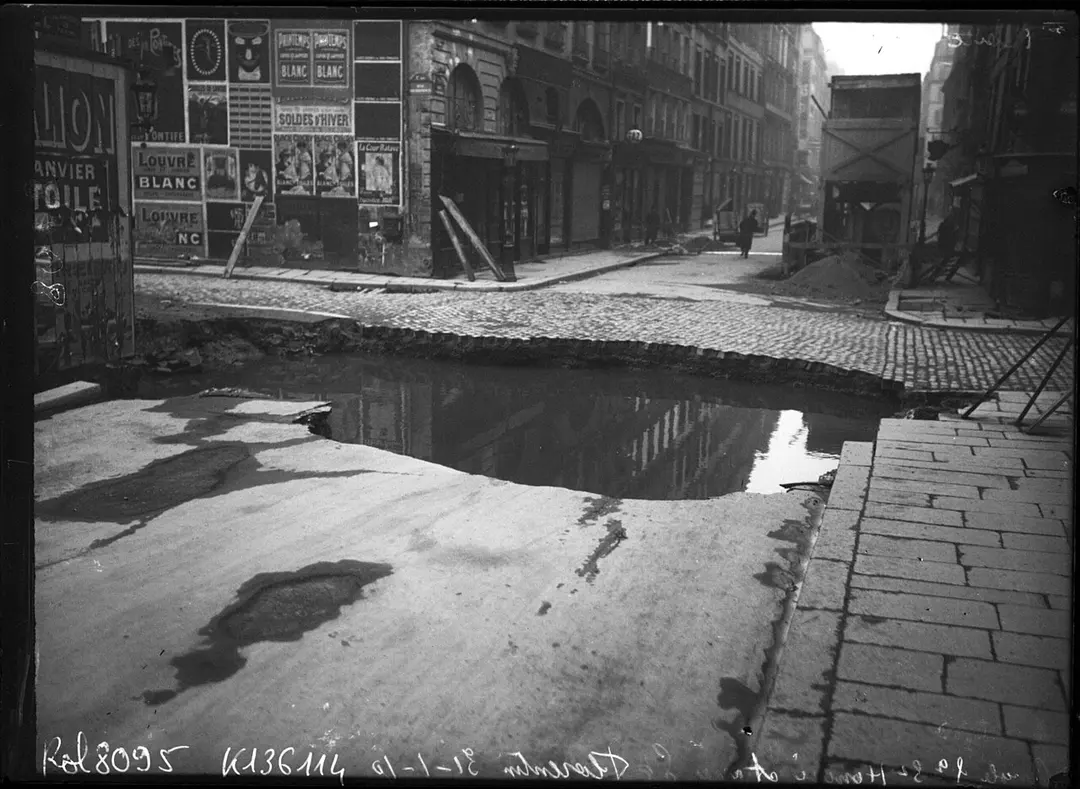 Niveau de la crue de 1910
