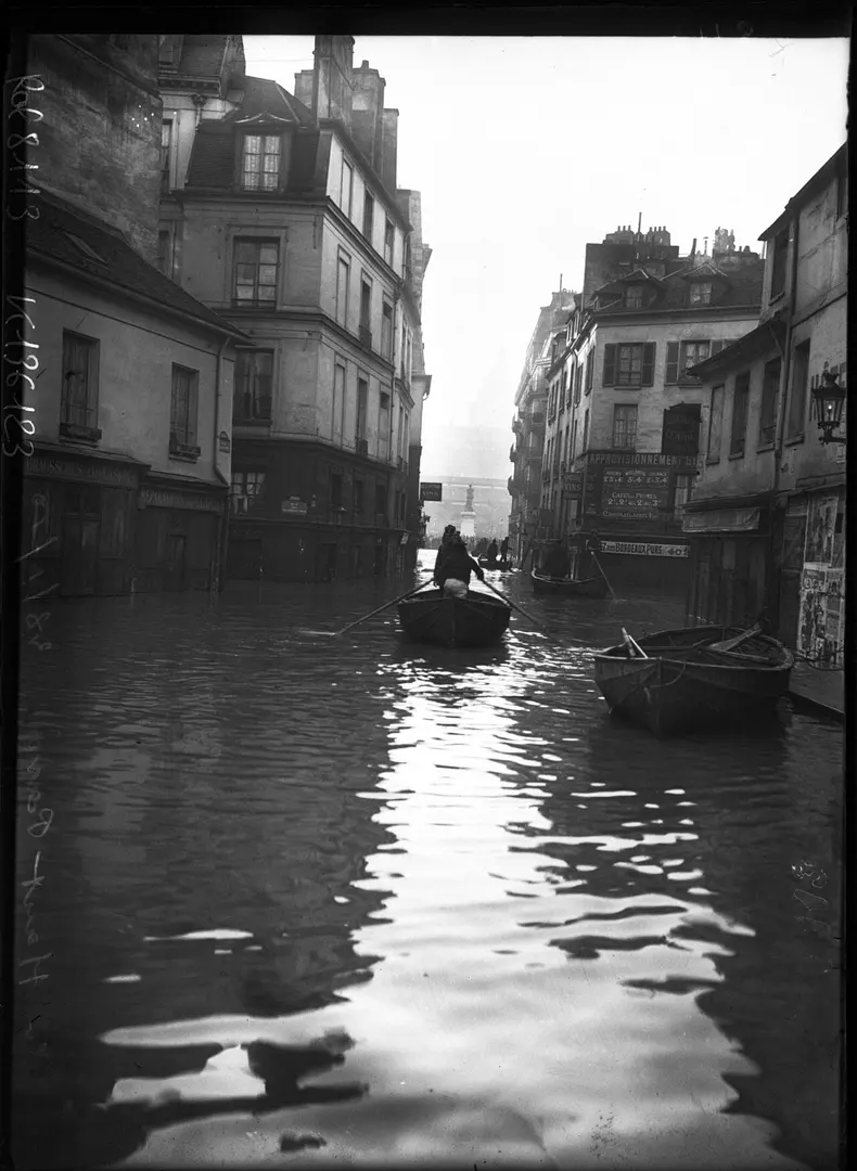 Niveau de la crue de 1910