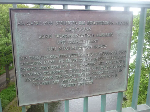 Absturz eines sowjetischen Kampfflugzeugs 1966