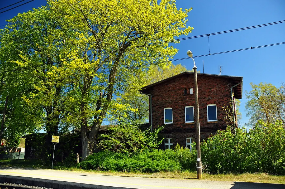 Mokrzyca Wielka train stop