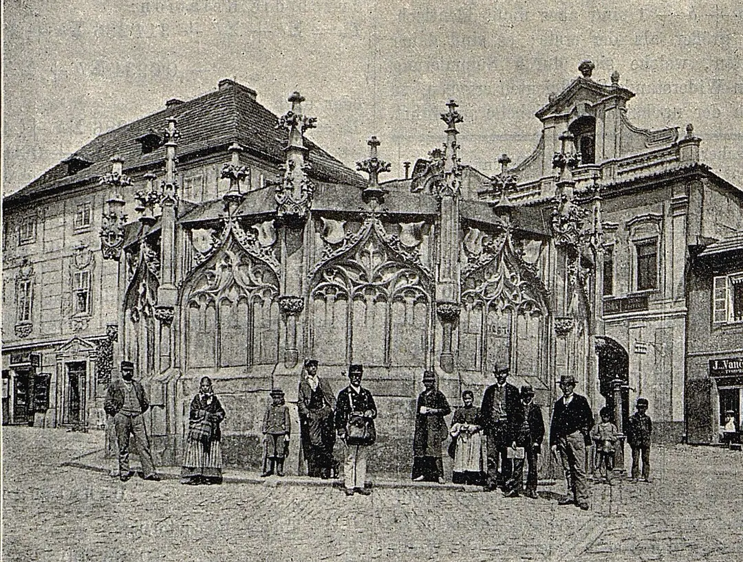 Gothic Stone Fountain