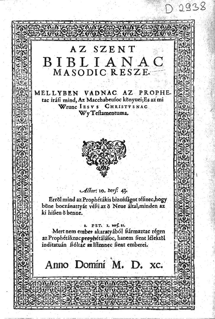 Vizsolyi biblia