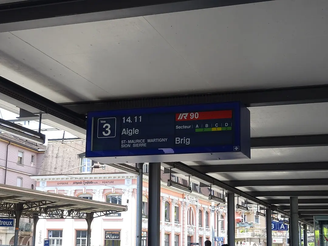 Montreux railway station