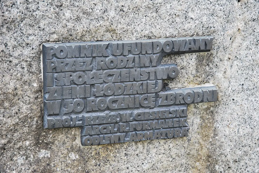 Katyń monument in Łódź