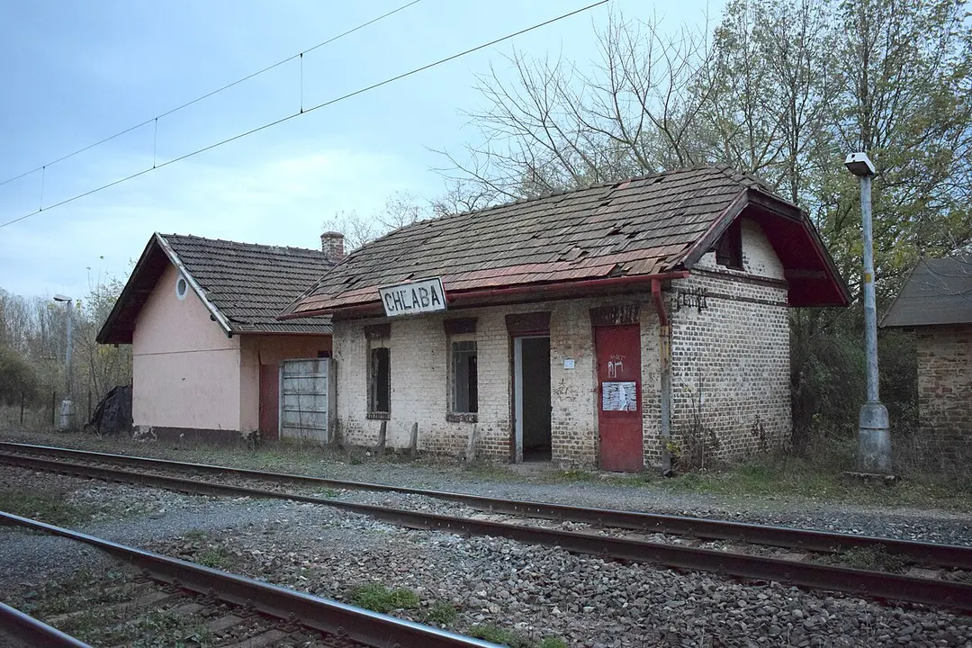 Chľaba railway station