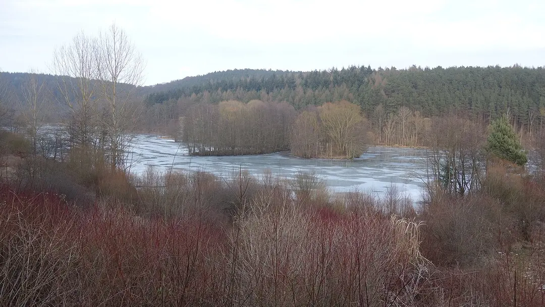 Haunestausee bei Marbach