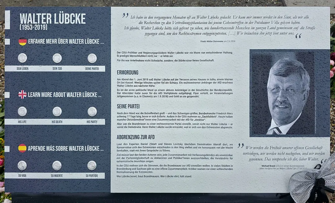 Walter-Lübcke-Denkmal