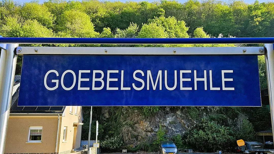 Goebelsmühle railway station