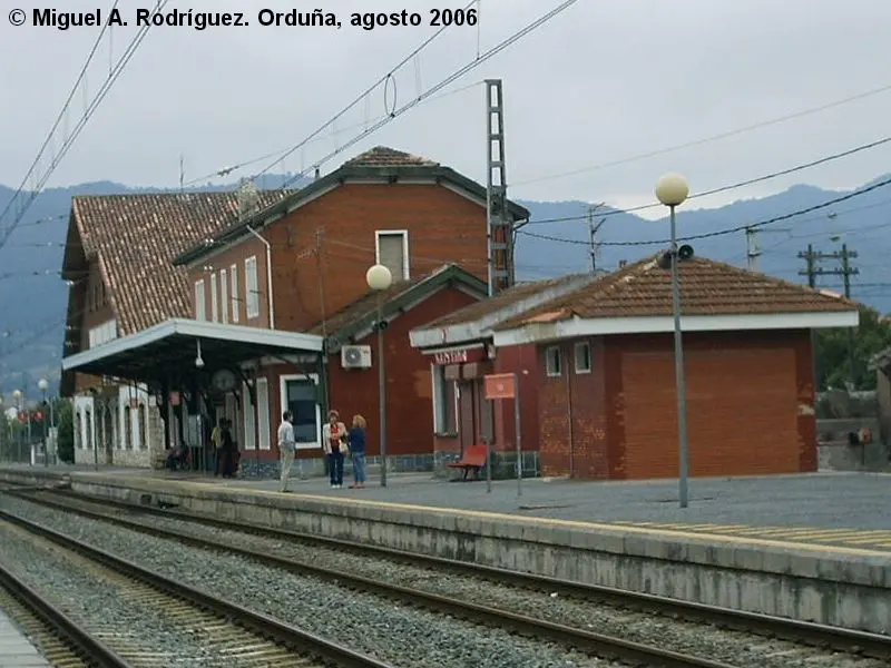 Orduña train station