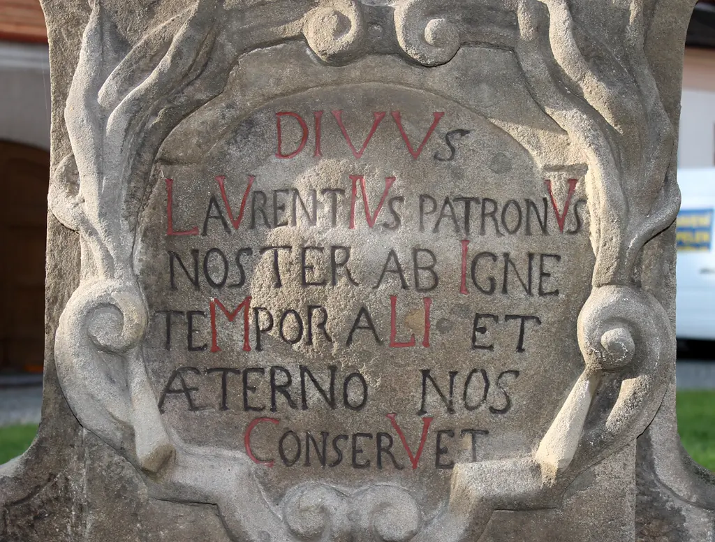 socha sv. Vavřince