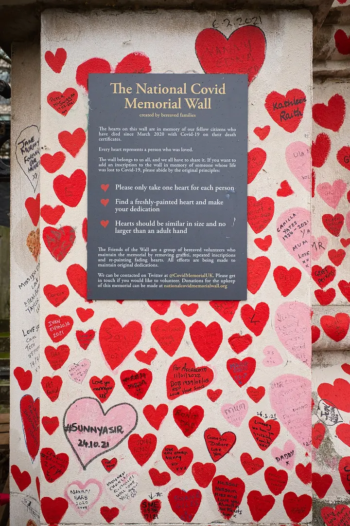 National Covid Memorial Wall