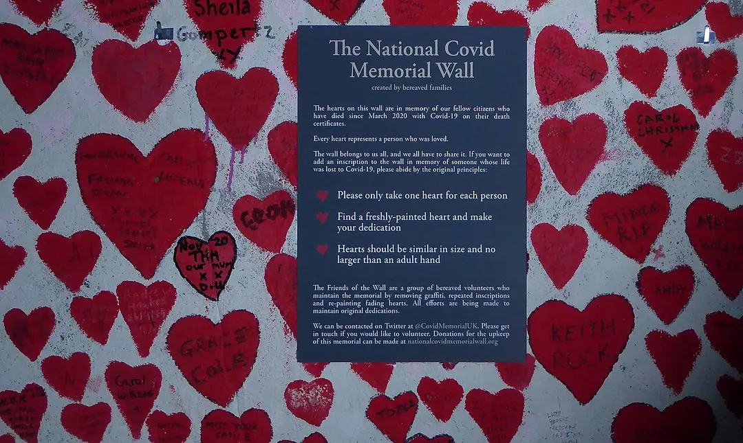 National Covid Memorial Wall