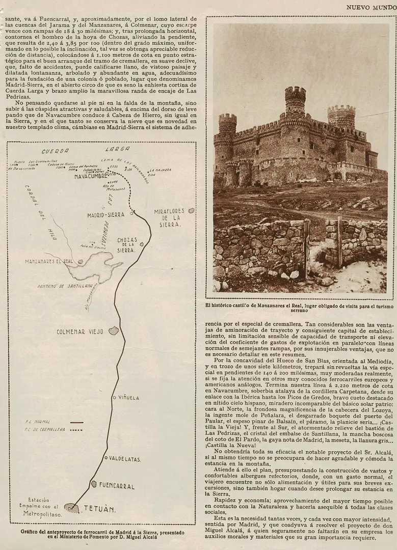 Castillo Nuevo de Manzanares El Real