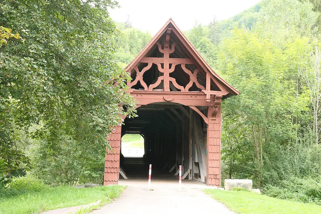 Beuroner Donau-Holzbrücke