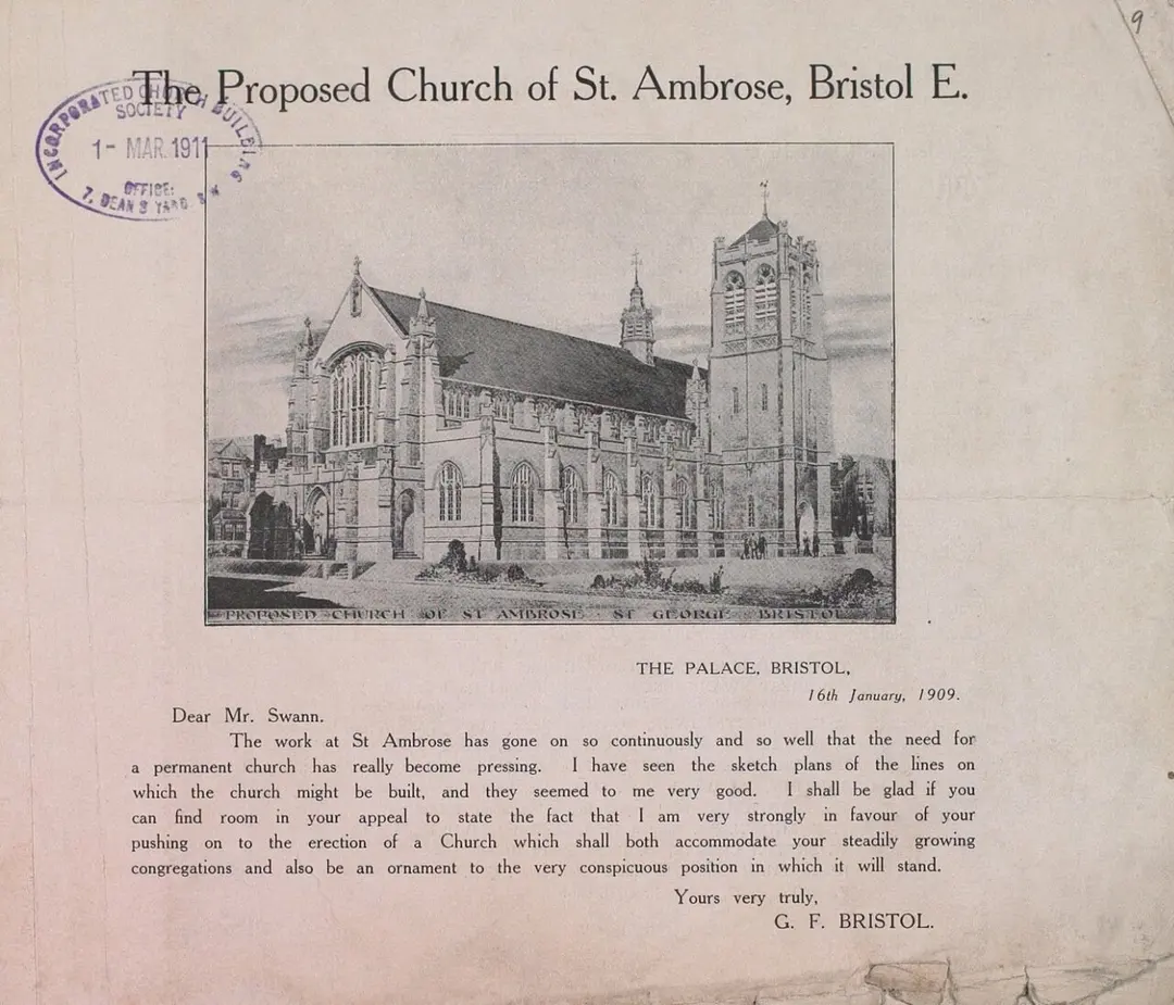 St Ambrose with St Leonard