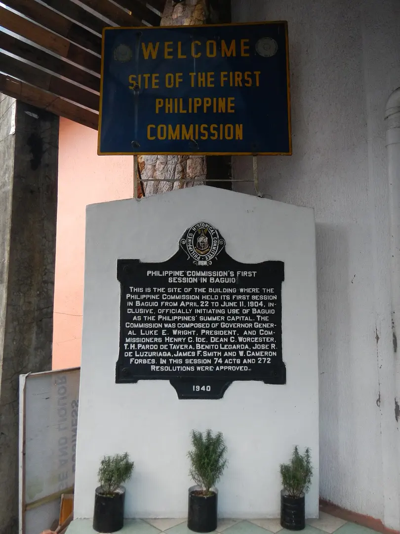 Philippine Commission's First Session in Baguio