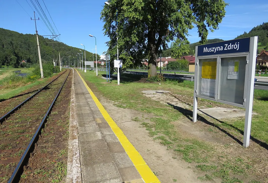 Muszyna Zdrój train stop