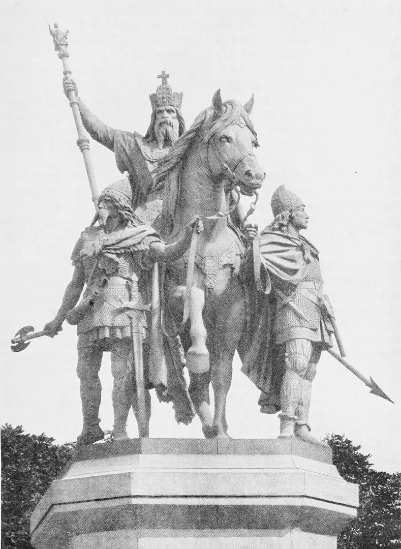 Charlemagne et ses leudes