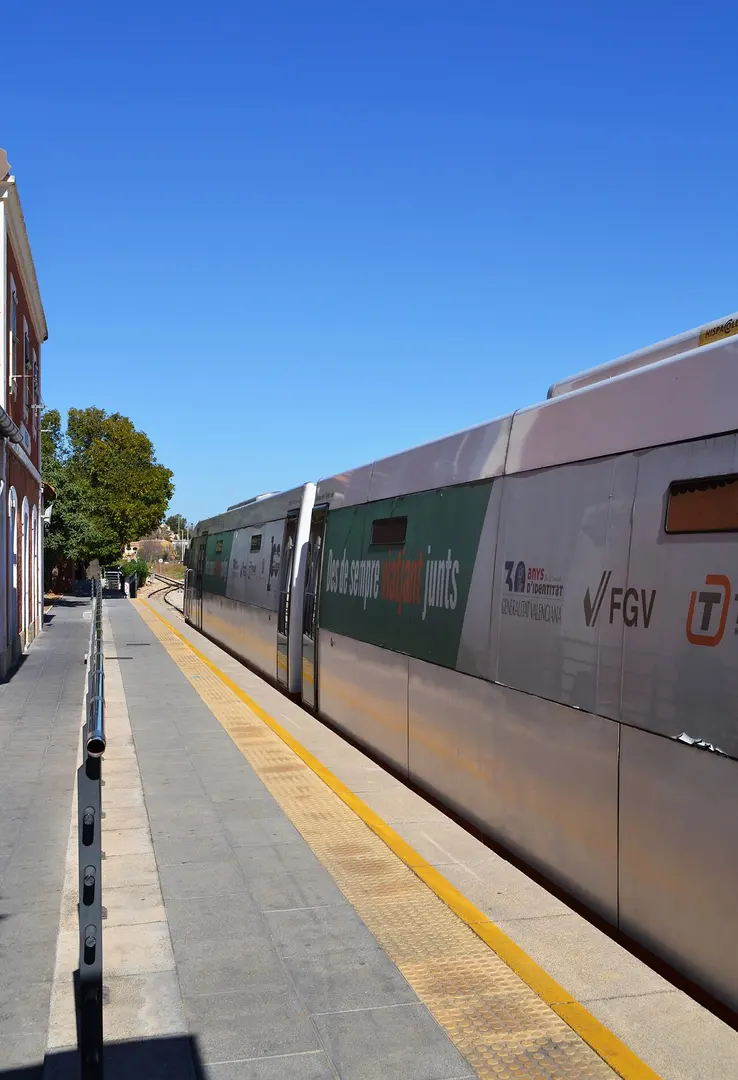 Train station of Gata de Gorgos