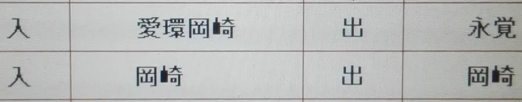 Bahnhof Okazaki