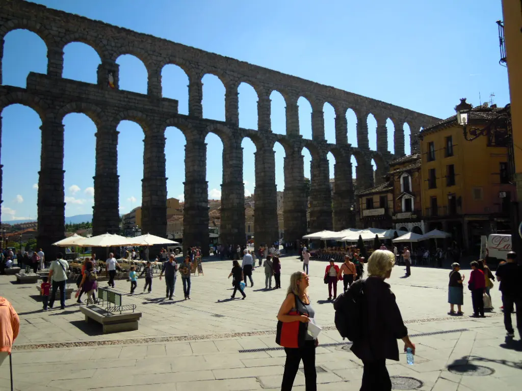 Azud del acueducto romano de Segovia