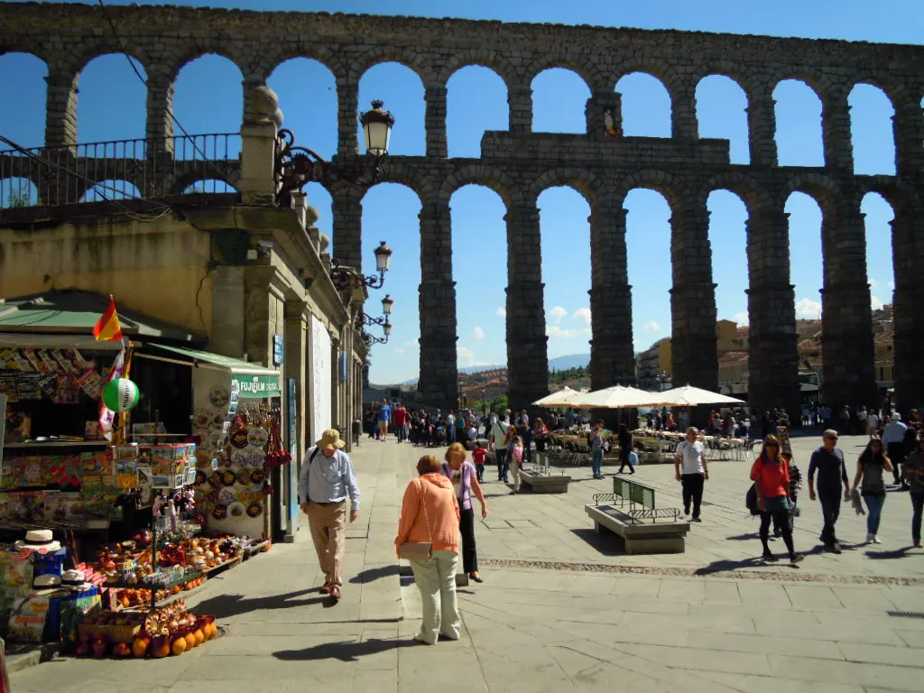 Azud del acueducto romano de Segovia