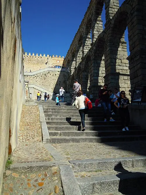 Azud del acueducto romano de Segovia