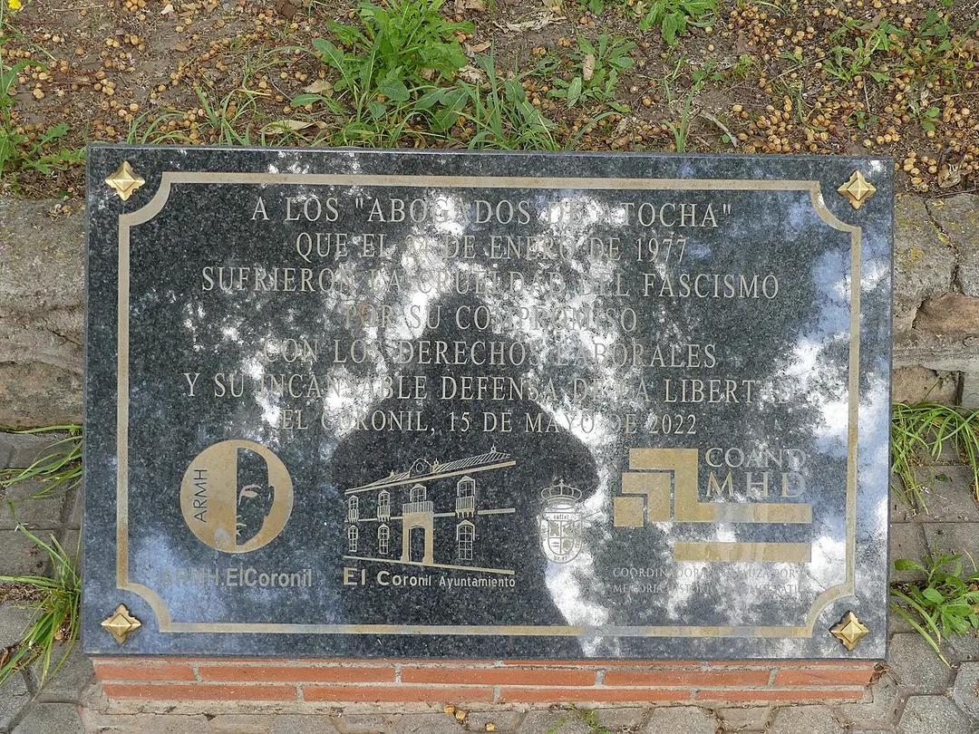 Monumento en honor a los abogados de Atocha
