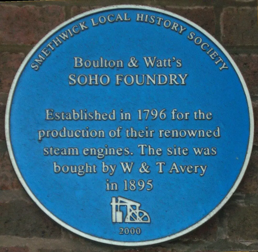 Blue Plaque: Soho Foundry