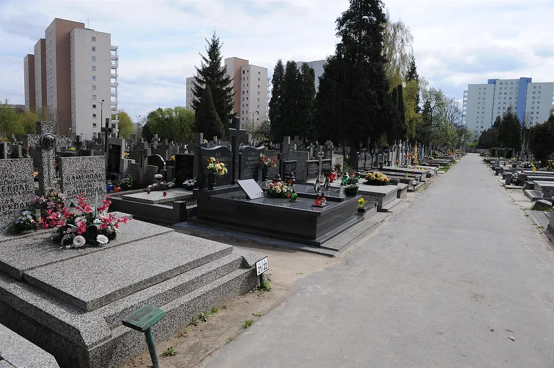 Neuer Friedhof in Służew