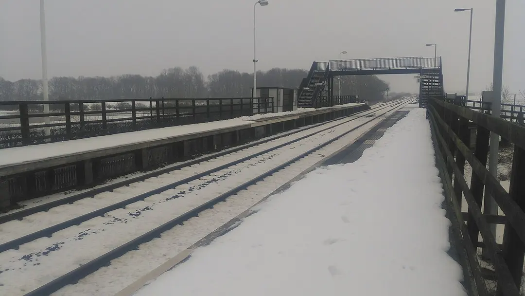 Teesside Airport railway station