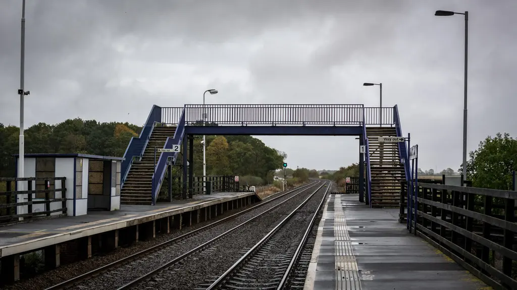 Teesside Airport railway station